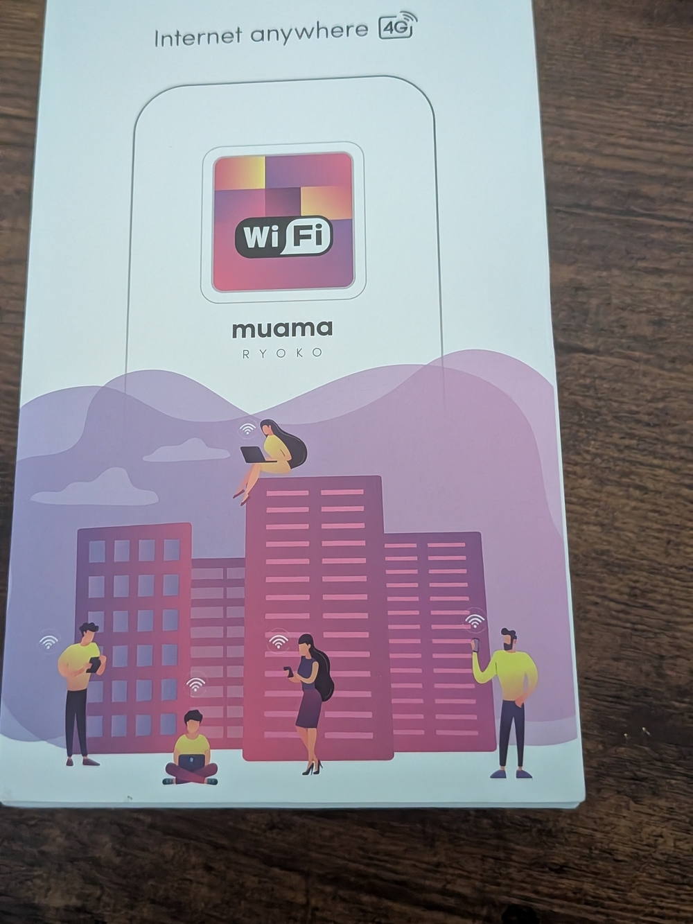 Muama Ryoko Portable Mobile WiFi Hotspot - Pink/Purple